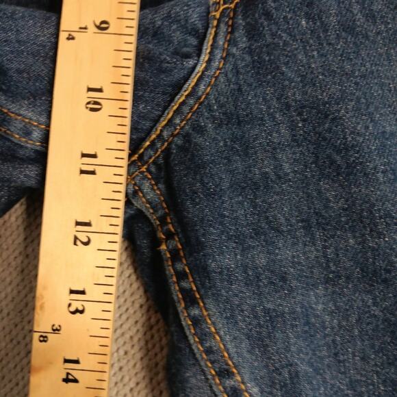 Levis 550 Vintage Jeans Womens 14M 33X31 Blue Relaxed Tapered High Western Y2K - Picture 13 of 15